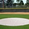 [ 1 ] 6 Oz. 18' Diameter Poly Base/Small Mound Tarp