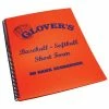 [ 7 ] Glover's Baseball/Softball Short Form Scorebook -Baseball Apparel Shop 01299 2