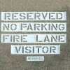 [ 8 ] Traffic Control Parking Lot Stencils -Baseball Apparel Shop 02966