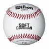 [ 7 ] Wilson A1228B Minor League Soft Compression Baseballs -Baseball Apparel Shop 03884