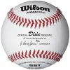 [ 7 ] Wilson A1066B DM1 Dixie Boys And Majors Regular Season Baseballs -Baseball Apparel Shop 04102 1