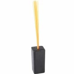 [ 3 ] Black Base Plug With Orange Bristles
