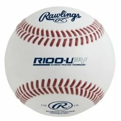 [ 7 ] Rawlings R100-UPY Youth Practice Baseball – 1 Dozen