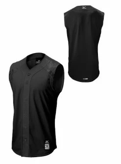 Mizuno Mens Elite Mesh Game Baseball Sleeveless Jersey