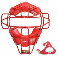 All-Star FM25LMX Traditional Catchers Facemask -Baseball Apparel Shop AllStarFM25LMXTraditionalCatchersMaskScarlet 27828.1595957494