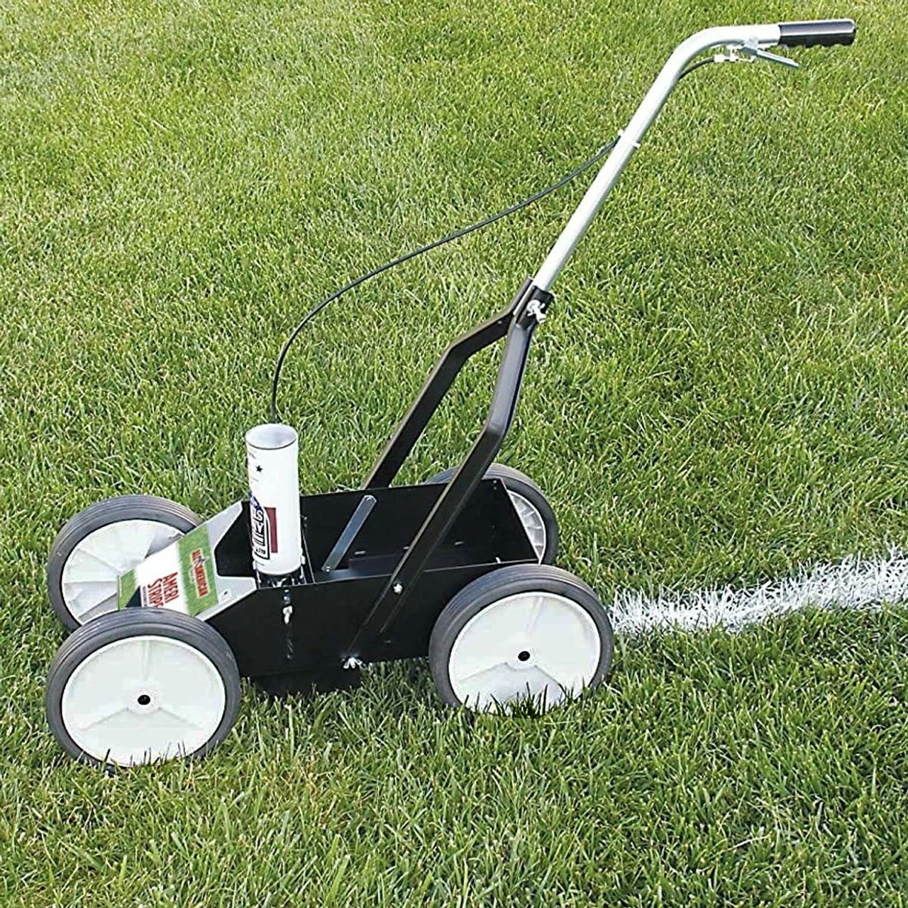 All American Paint Ameri-Stripe Liner 500 Aerosol Field Paint Marking Machine 2 All American Paint Ameri-Stripe Liner 500 Aerosol Field Paint Marking Machine